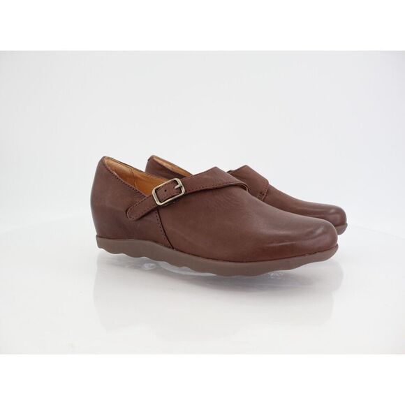 Dansko Marisa Brown Leather Comfort Loafer Shoes Hidden Heel Size EU 36 US 5.5 - Picture 1 of 10